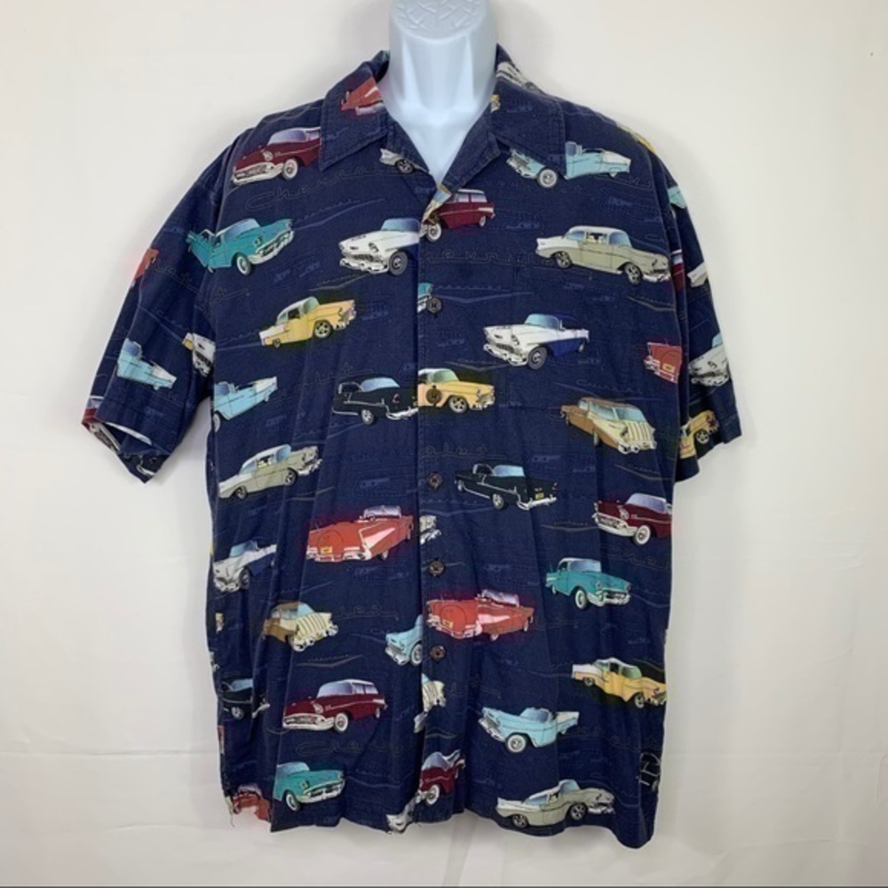 DAVID CAREY Men’s Shirt Blue Buttons Down Sz XL
